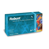 Aurelia Robust Gants Nitrile bleu médical non poudrés, paquet de 100