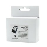 Canon PG210XL compatible cartouche d'encre noire réusinée boîte neutre