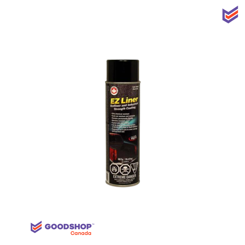 Aérosol EZ Liner Enduit pour boite de camion, revêtement industriel robuste - 467g