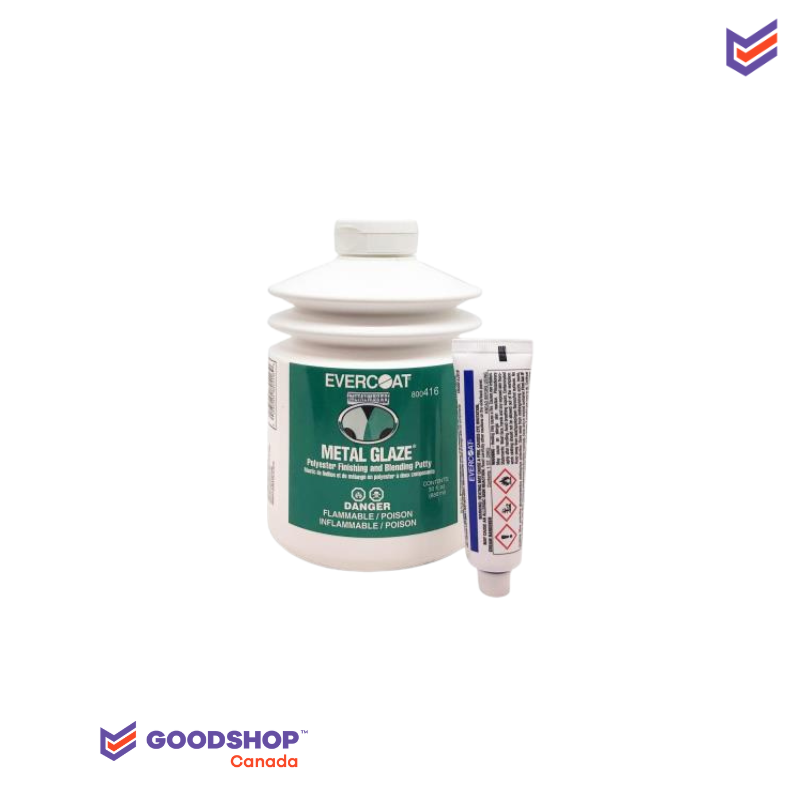 Mastic de finition au polyester Metal Glaze®, bouteille comprimable